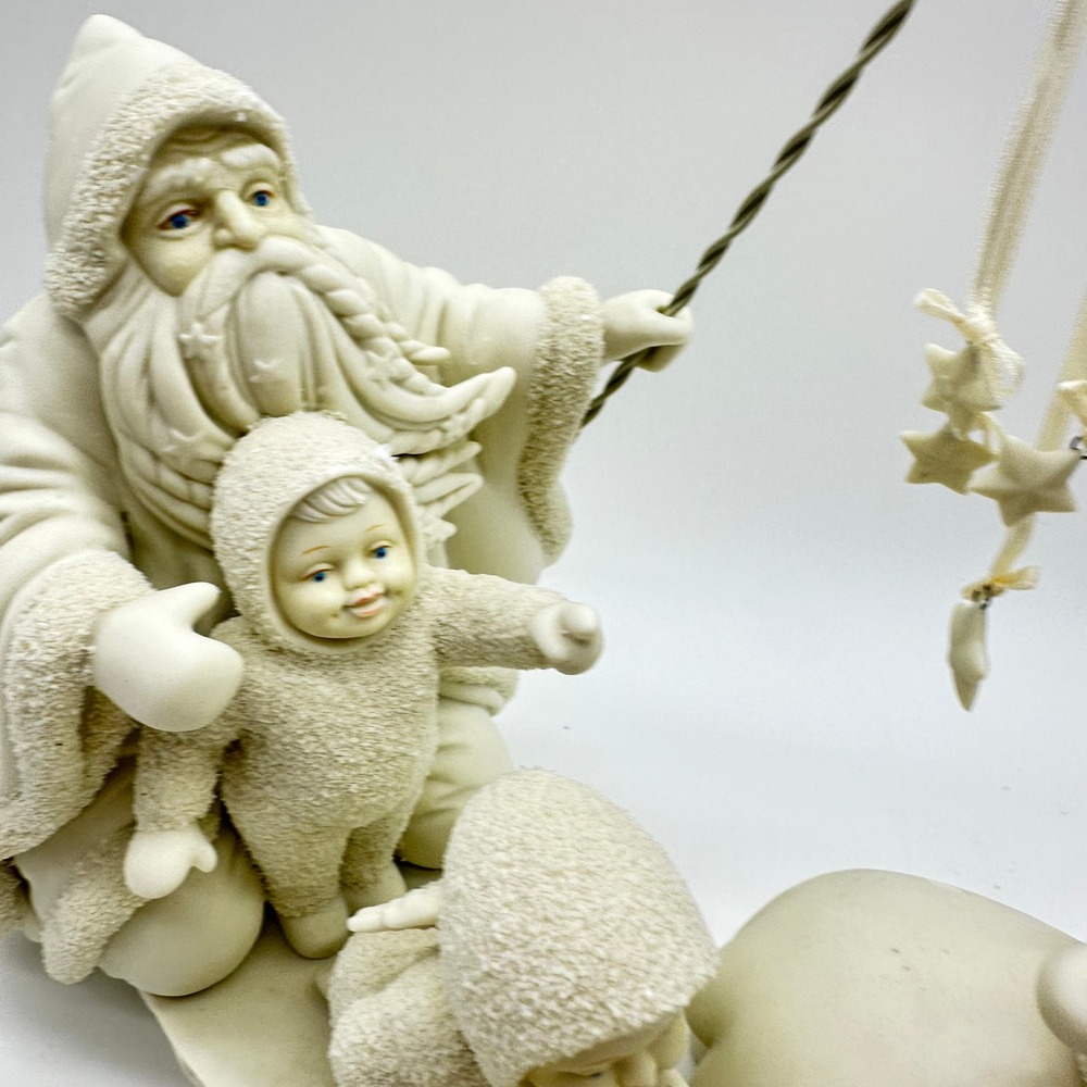 Dept 56 Snowbabies Jack Frost A Sleigh Ride Through the Stars Set - Picture 2 of 13